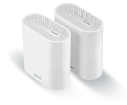 Меш система, Asus Business Mesh WiFi system, ExpertWiFi EBM68 2PK, AX7800, Tri-Band, Quad-Core 1.7GHz CPU, 256MB/1GB Flash/RAM, 2.5G port, OFDMA, Beamforming, 8 SSIDs, customize guest portal, Commercial-Grade Network Security & VPN, wall mounting,White
