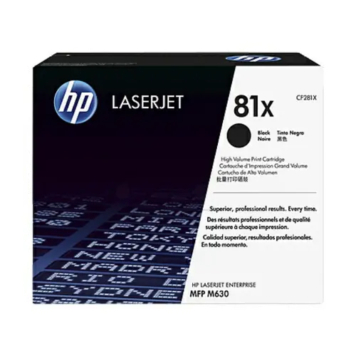 КАСЕТА ЗА HP LaserJet Enterprise MFP M630 - HIGH CAPACITY - Black - /81X/ - PN CF281X