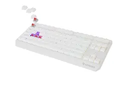 Клавиатура, Genesis Gaming Keyboard Thor 230 TKL Wireless US White RGB Mechanical Outemu Red