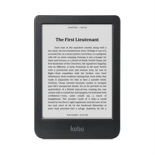 Четец за Е-книги, Kobo Clara BW e-Book Reader, E Ink Carta 1300 touch screen 6 inch, 1448 x 1072 pixels, 16 GB, 1000 MHz/512 MB, 1 x USB C, Greutate 0.172 kg, Wireless, Comfort Light, 12 fonts 50 font styles 15 file formats supported natively Black Четец за Е-книги, Kobo Clara BW e-Book Reader, E Ink Carta 1300 touch screen 6 inch, 1448 x 1072 pixels, 16 GB, 1000 MHz/512 MB, 1 x USB C, Greutate 0.172 kg, Wireless, Comfort Light, 12 fonts 50 font styles 15 file formats supported natively Black