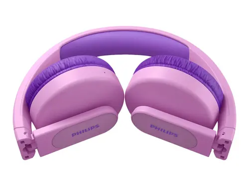 PHILIPS Детски Bluetooth слушалки  Светещи наушници Ограничена сила на звука до 85 dB розови
