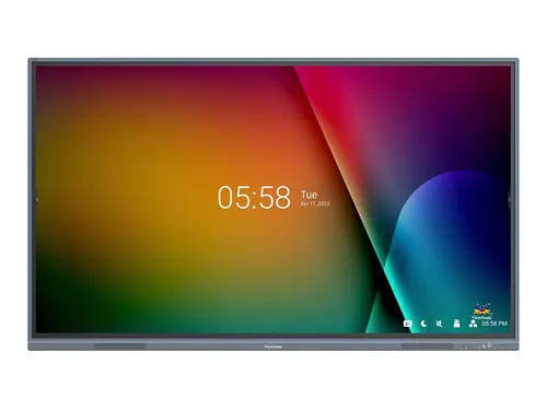 VIEWSONIC IFP7533-G 75inch 40multi touch 7H 3840x2160 400nits 5000:1 8G RAM/128GB Storage OPS x1 Wi-Fi slot x1