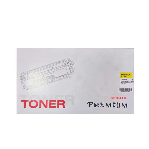 КАСЕТА ЗА HP Color Laser MFP 179FNW/MFP 178NW/150NW  - /117A/ - Yellow - W2072A - PN HT-W2072A - NEOMAX