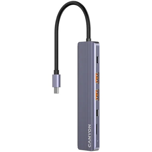 CANYON hub DS-17 6in1 4k USB-C Grey