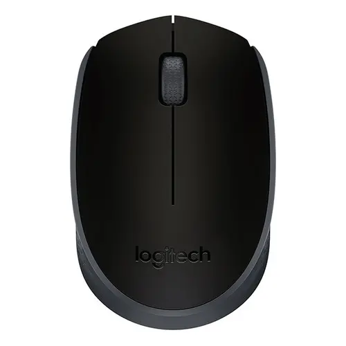 МИШКА LOGITECH M171 - RF Wireless, Alkaline - Wireless / Безжична - Black - PN 910-004424