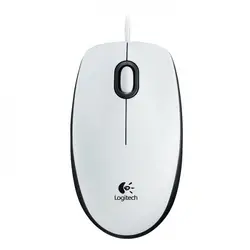 МИШКА LOGITECH M100 - Corded Mouse / Optical Tracking Sensor - Жична - White - PN 910-006764
