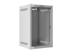Комуникационен шкаф, Lanberg rack cabinet 10'' wall-mount 9U / 280x310 for self-assembly (flat pack), grey
