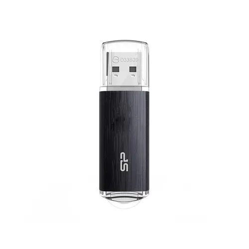 USB памет SILICON POWER Blaze B02, 64GB, USB 3.2 Gen 1, Черен