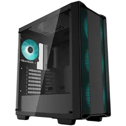 DeepCool CC560 V2, Mid Tower, Mini-ITX/Micro-ATX/ATX, 1xUSB3.0, 1xUSB2.0, 1xAudio, 4x120mm Pre-Installed LED Fans, Tempered Glass, Mesh Panel