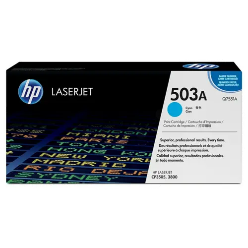 КАСЕТА ЗА HP Color Laserjet 3800 - Cyan - /503A/ - PN Q7581A