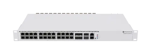 Комутатор MikroTik CRS326-4C+20G+2Q+R, 24x2.5G, 2xQSFP+, 4xSFP+, 650MHz, 64MB