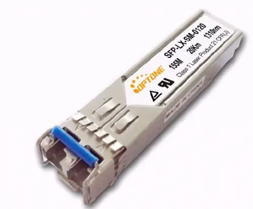 Оптичен модул Optone SFP-LX-SM-0120, 155M, 1310nm, LX, 20km, LC duplex
