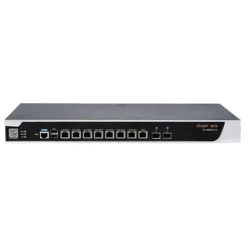 Рутер Ruijie RG-NBR6215-E, 8xGE,1x1GBase-X SFP,1x10GBase-X SFP+,Cloud,1U,2000 cl