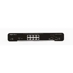 Комутатор Ruijie RG-NBS3100-8GT2SFP-P, 8xGbe, 2xSFP, PoE+, 125W, L2, настолен