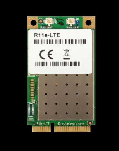 Карта MikroTik R11e-LTE , MiniPCI-e 3G/4G/LTE, 150Mbps