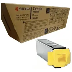 Тонер касета Kyocera TK-810Y, жълта