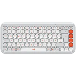 Клавиатура, Logitech Pop Icon Keys - White - US INT'L - BT - N/A - INTNL-973