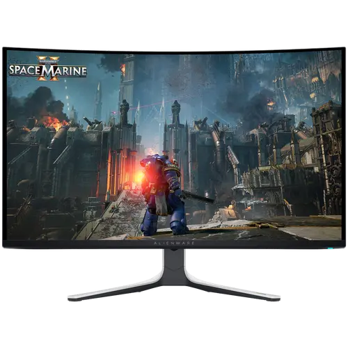 Dell Alienware AW3225QF Gaming Monitor, 32"(31.6") QD OLED UHD 3840x2160 240Hz AR, 1000 cd/m2 (HDR peak), 1m:1, 0.03ms, 178/178, 1xDP 1.4, 2xHDMI 2.1, 1xUSB Type-B up, 2xUSB Type-A down, 1xUSB Type-C down, NVIDIA G-SYNC, Height, Tilt, Swivel, Pivot