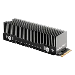 AXAGON CLR-M2XT passive - M.2 SSD, 80mm SSD, ALU body, silicone thermal pads, height 20mm