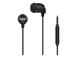 PHILIPS слушалки с микрофон цвят черен Вградено дистанционно управление