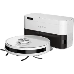 Robot Cleaner w/Dust Collector, white, 2in1 and dust tank, 4000pa, 3200mAh battery
