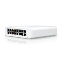 Комутатор Ubiquiti USW-Lite-16-POE, 8x Gbit PoE, 8x GBit, 45W
