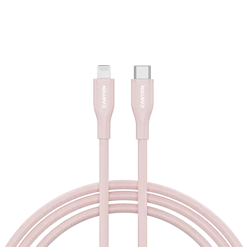CANYON cable CLNM60 C-L 60W MFI 1m Silicon Pink