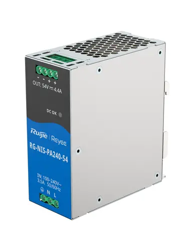 Захранване Ruijie RG-NIS-PA240-54, 54V/240W, 4.4A, индустриално