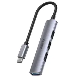 Unitek хъб USB3.0/2.0 HUB 4 port - USB-C input - H1208B