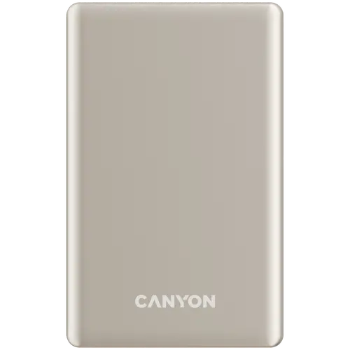 CANYON power bank OnPower 505 slim Magnetic 5000 mAh PD20W Beige