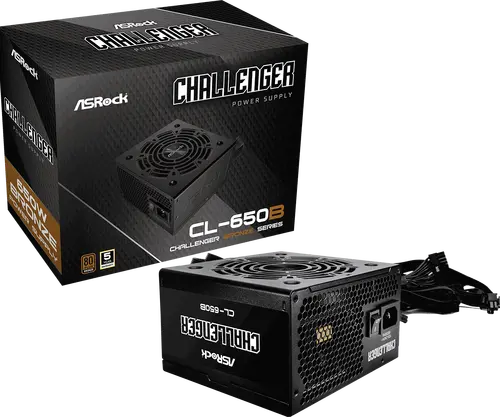 Asrock CL-650B, 650W, 80 Plus BRONZE, Non Modular PSU, 1x EPS 12V CPU(4+4pin), 2x PCIe (6+2pin), 2x 4-pin connectors, 4x SATA, OCP, SCP, OVP, UVP, OTP, OPP protections, 120 mm Fan, ATX 2.52, 5Y warranty