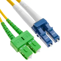 Оптична корда SeaMAX, 2m, LC/UPC-SC/APC, SM G652D, duplex, 2.0mm, LSZH
