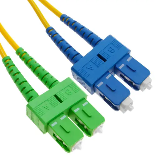 Оптична корда SeaMAX, 3m, SC/APC-SC/UPC, SM G652D, duplex, 2.0mm, LSZH