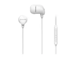 PHILIPS слушалки с микрофон цвят бял Вградено дистанционно управление