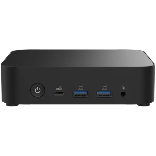 Настолен компютър, Asus NUC 14 Essential Intel N250, 5 x USB Type-A, 2 x USB Type-C, Wi-Fi 6E AX211 + 2.5GBe LAN, 1 x HDMI, 1 x Display Port, no Storage (NVMe and 2.5" SATA), no RAM, no OS, Slim Kit