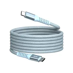Кабел, Verbatim Sync & Charge USB-C to USB-C 60W Magnetic 120 cm - Blue