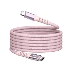Кабел, Verbatim Sync & Charge USB-C to USB-C 60W Magnetic 120 cm - Pink