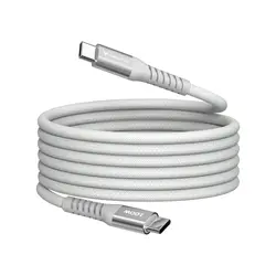 Кабел, Verbatim Sync & Charge USB-C to USB-C 100W Magnetic 120 cm - Grey
