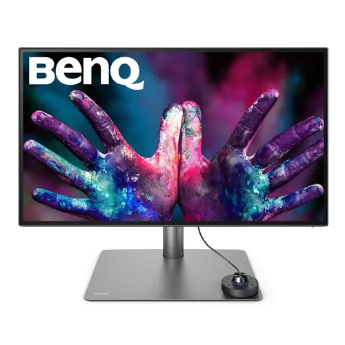 Монитор, BenQ PD2725U 27" IPS LED 5ms 3840x2160 4K UHD, DesignVue Thunderbolt Mon, AQCOL., 100% sRGB, HDR400, B.I., LBL,KVM Sw, ICCsync, CAD/CAM, DualView, Contr.1200:1, 400 cd/m2, 2xHDMI, DP, Thb 3(PD65W, DP alt), USB3.1 Hub, Sp.2x2.5W, HAdj., Swivel, Tilt, Gray Монитор, BenQ PD2725U 27" IPS LED 5ms 3840x2160 4K UHD, DesignVue Thunderbolt Mon, AQCOL., 100% sRGB, HDR400, B.I., LBL,KVM Sw, ICCsync, CAD/CAM, DualView, Contr.1200:1, 400 cd/m2, 2xHDMI, DP, Thb 3(PD65W, DP alt), USB3.1 Hub, Sp.2x2.5W, HAdj., Swivel, Tilt, Gray