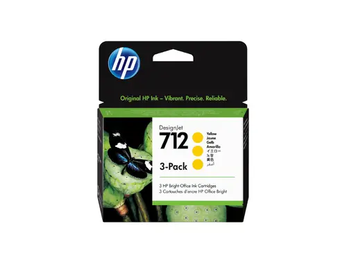 Консуматив, HP 712 Yellow Ink Cartridge 3-Pack