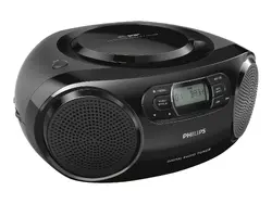 PHILIPS CD радиокасетофон DAB Аудио вход черен