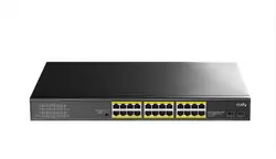 Суич Cudy GS1028PS2, 24 портов, 10/100/1000, 24× GbE with 802.3at/af PoE, 2× Uplink SFP, Default/VLAN/Extend Modes , за 19