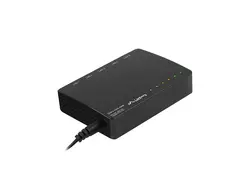 Комутатор, Lanberg switch dsp3-1005-60w 5x 1GB poe+ (4 port poe 30w/port max 60w) unmanaged desktop