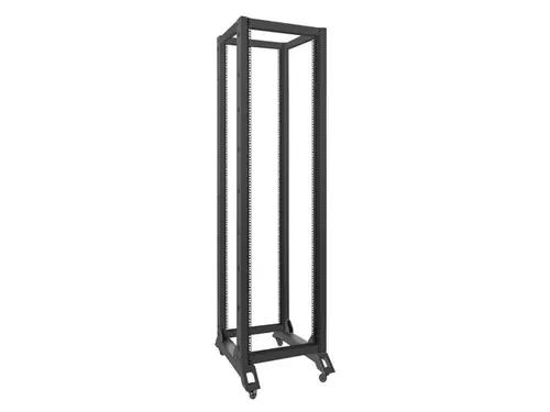 Комуникационен шкаф, Lanberg open rack 19" 42U  600x800, black