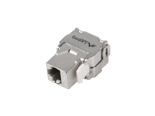 Конектор, Lanberg keystone toolless module RJ45 180° FTP CAT.5e Конектор, Lanberg keystone toolless module RJ45 180° FTP CAT.5e