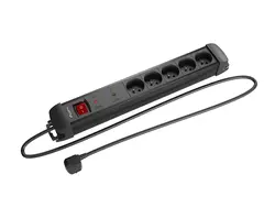 Разклонител, Lanberg surge protector sp1 1.5m 5x french outlets black