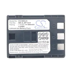 Батерия за фотоапарат /камера CANON NB2LH LiIon 7.4V 600mAh Cameron Sino
