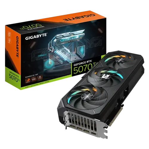 Видео карта, GIGABYTE GB RTX5070TI GAMING OC 16G