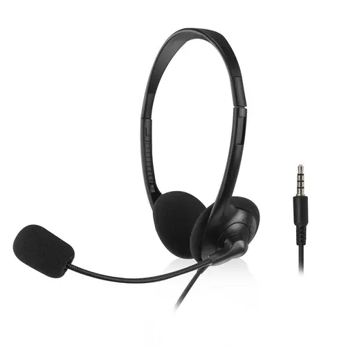 ACT Слушалки с микрофон, 3.5mm жак, 2м