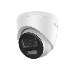 Камера, Hi-Look 2 MP Smart Hybrid Light MD 2.0 Fixed Turret Network Camera, 2.8mm, F1.6, IR,White Light up to 30m, H.265+, IP67, Digital WDR, 3D DNR, Built-in Microphone, 12Vdc/PoE 6.5W
